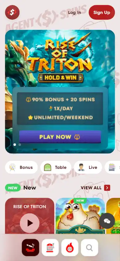 Agent Spins Casino screenshot 4