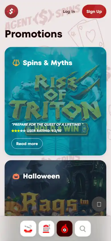 Agent Spins Casino screenshot 6