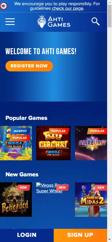 AHTI Games Casino DK screenshot 5