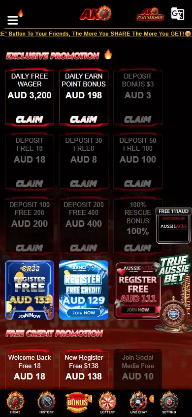 AK8Au Casino screenshot 4