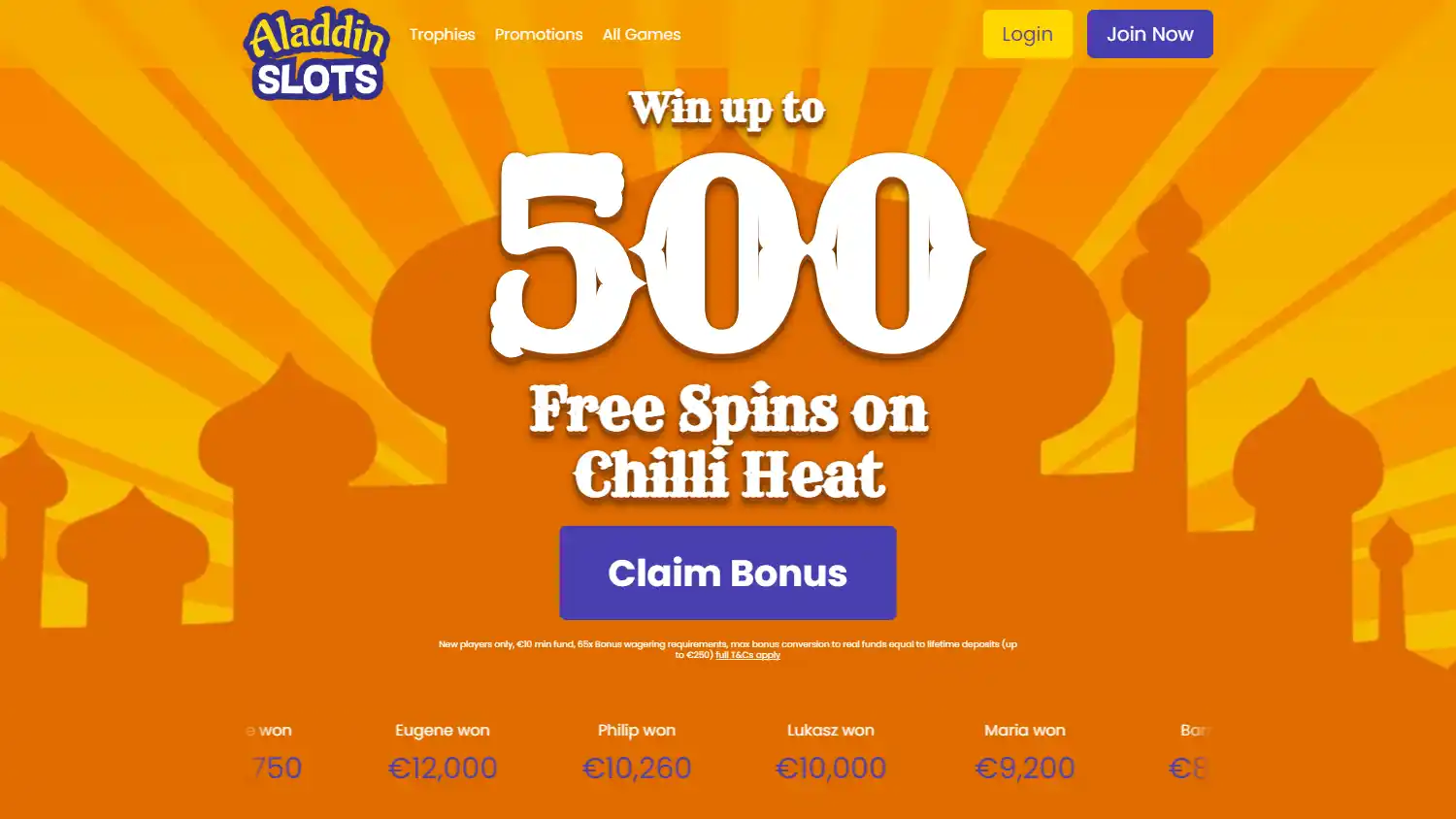 Aladdin Slots Casino IE screenshot 1