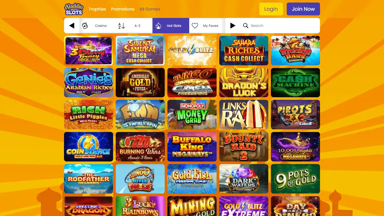 Aladdin Slots Casino IE screenshot 3