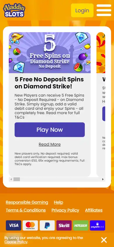 Aladdin Slots Casino IE screenshot 7
