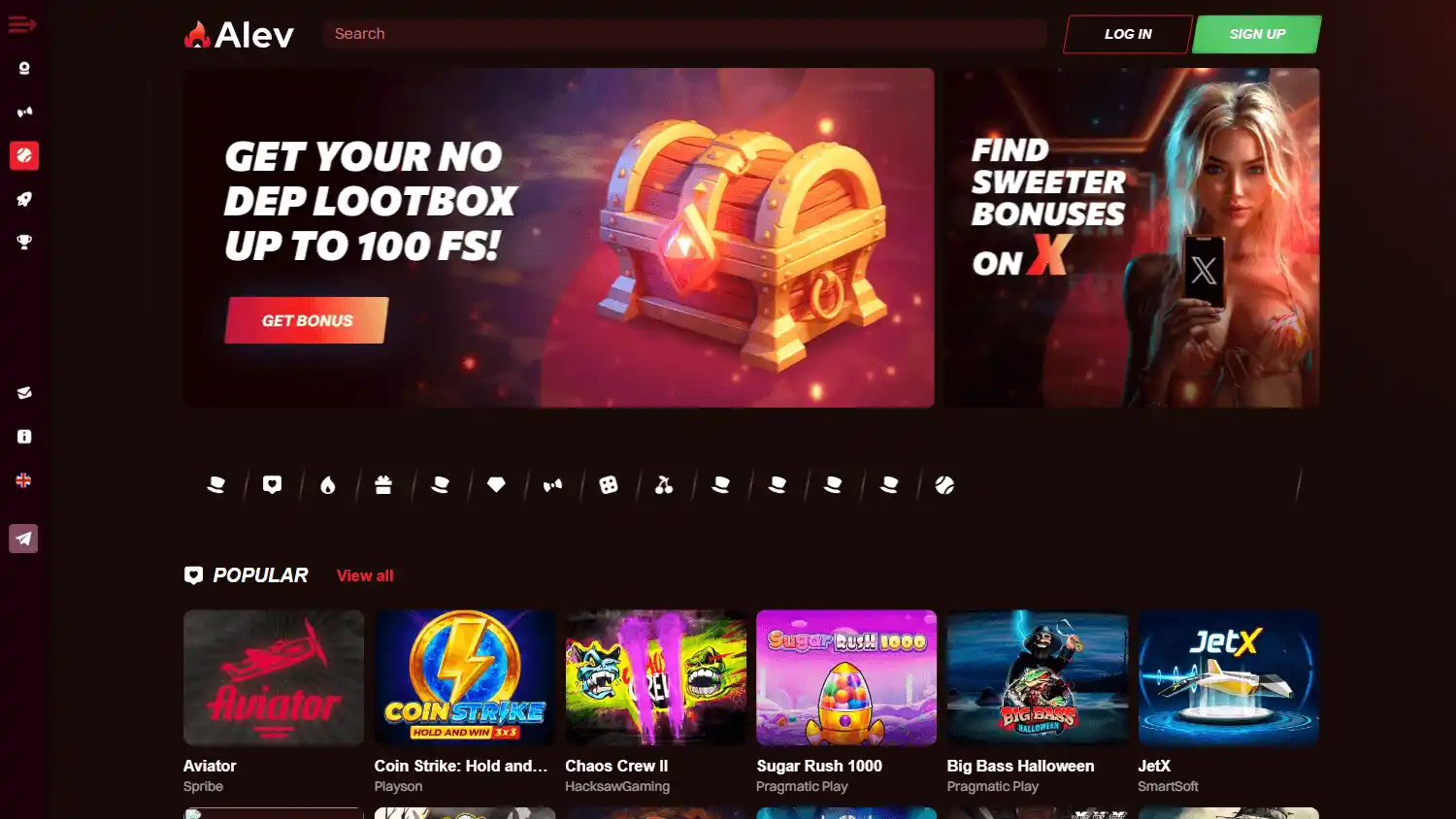 Alev Casino screenshot 1