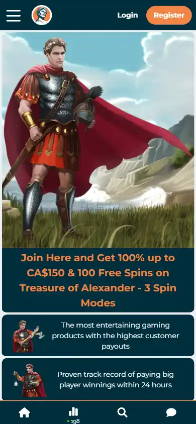Alexander Casino screenshot 2