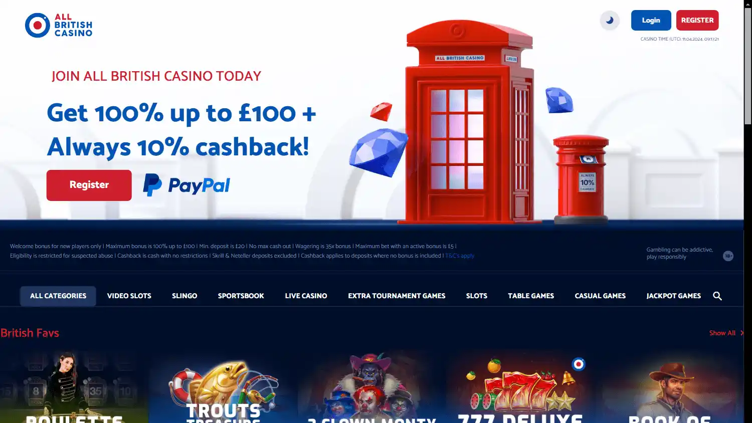 All British Casino screenshot 1