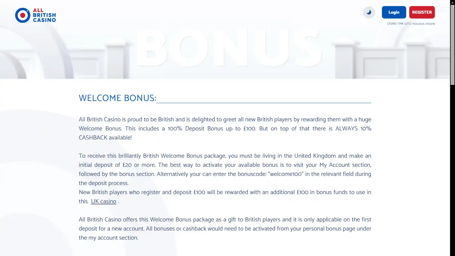 All British Casino screenshot 2