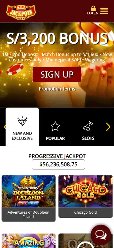 All Jackpots Casino screenshot 2