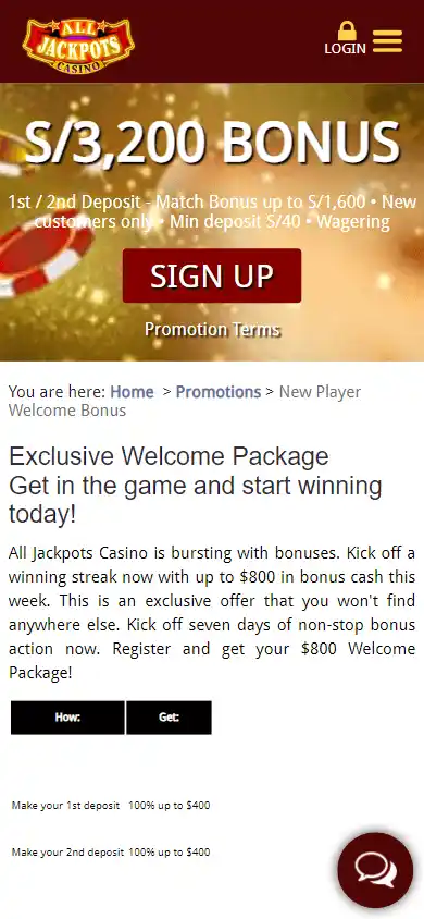 All Jackpots Casino screenshot 3