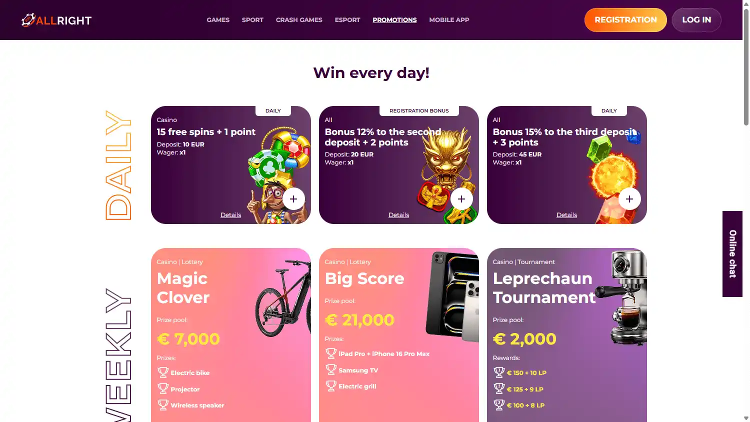 All Right Casino screenshot 3