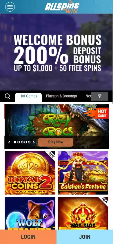 All Spins Win Casino screenshot 3