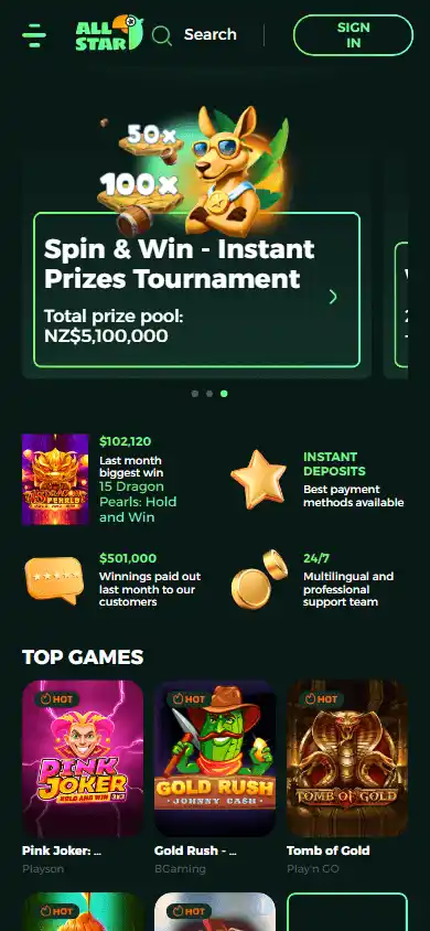 All Star Casino screenshot 3