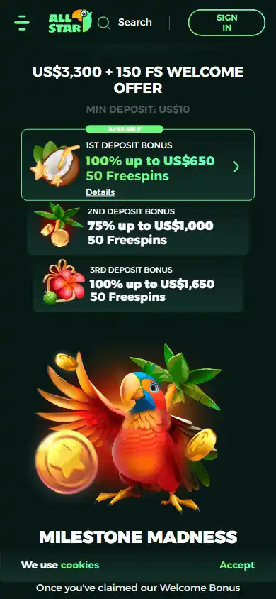 All Star Casino screenshot 5