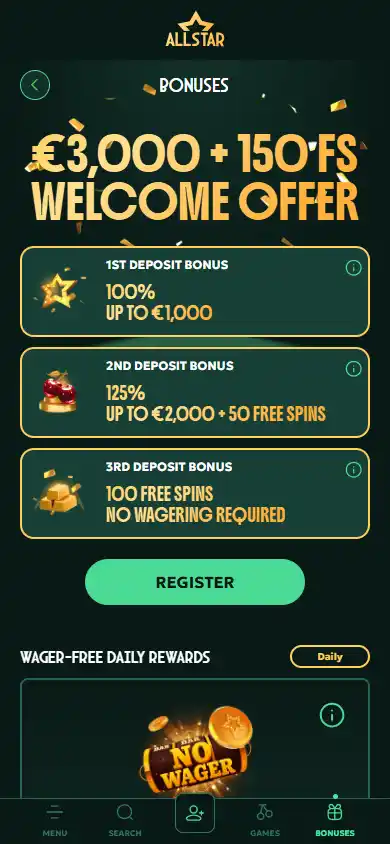 All Star Casino screenshot 6