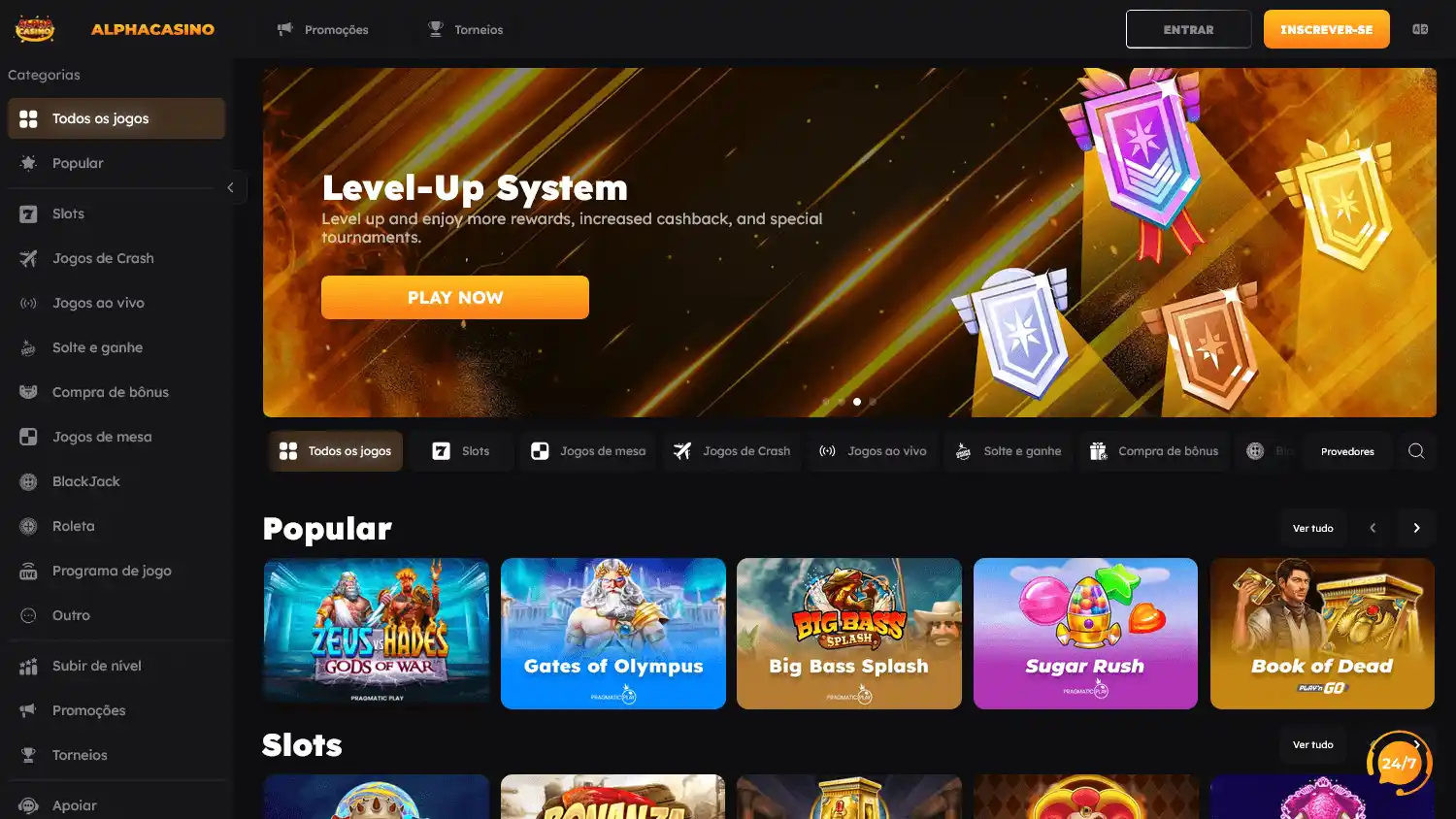 AlphaCasino screenshot 1