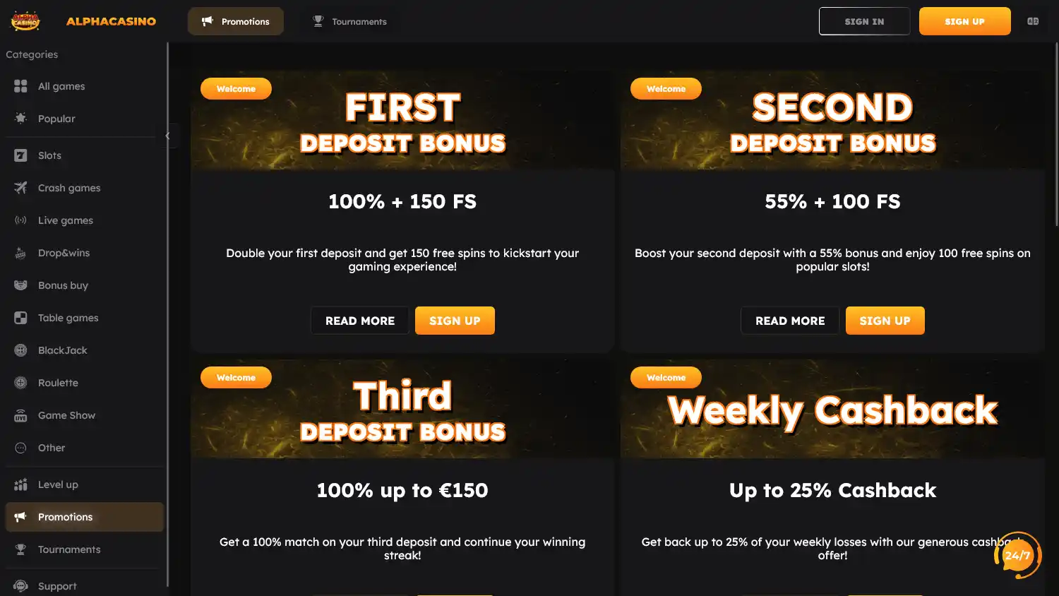AlphaCasino screenshot 3