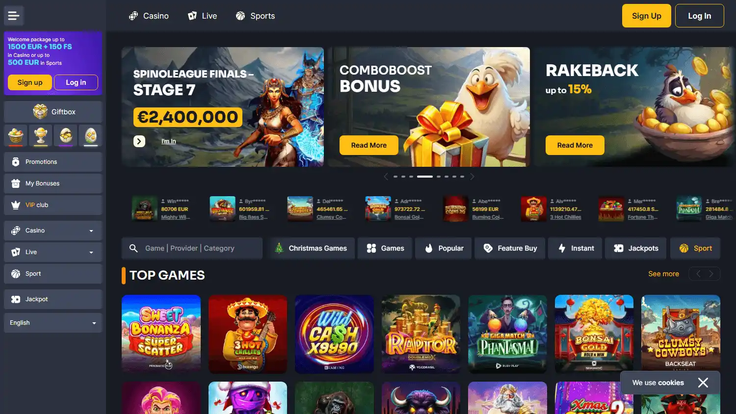 Altaris Casino screenshot 1