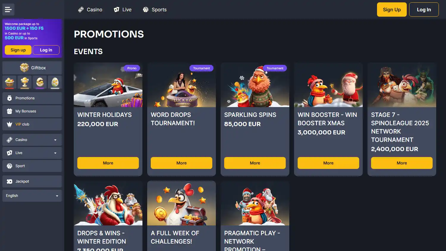 Altaris Casino screenshot 3