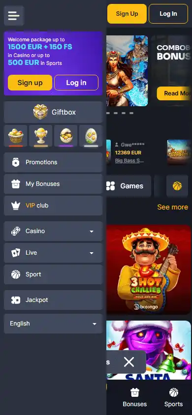 Altaris Casino screenshot 4
