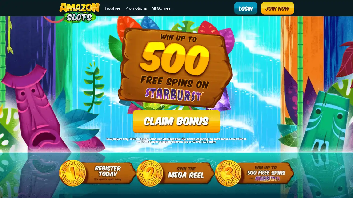 Amazon Slots Casino IE screenshot 1
