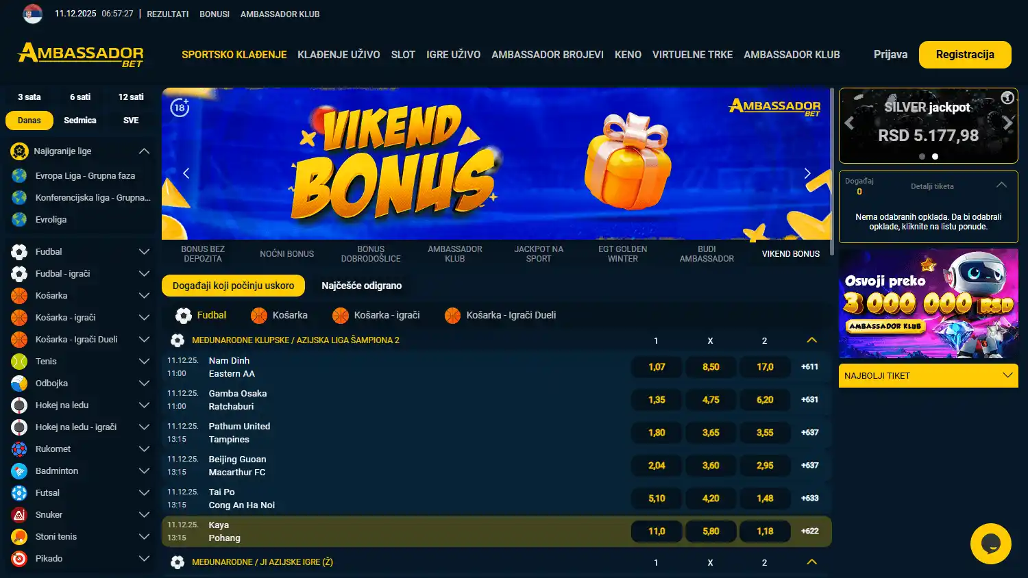 Ambassadorbet Casino screenshot 2