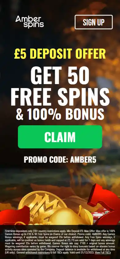 Amber Spins Casino screenshot 6