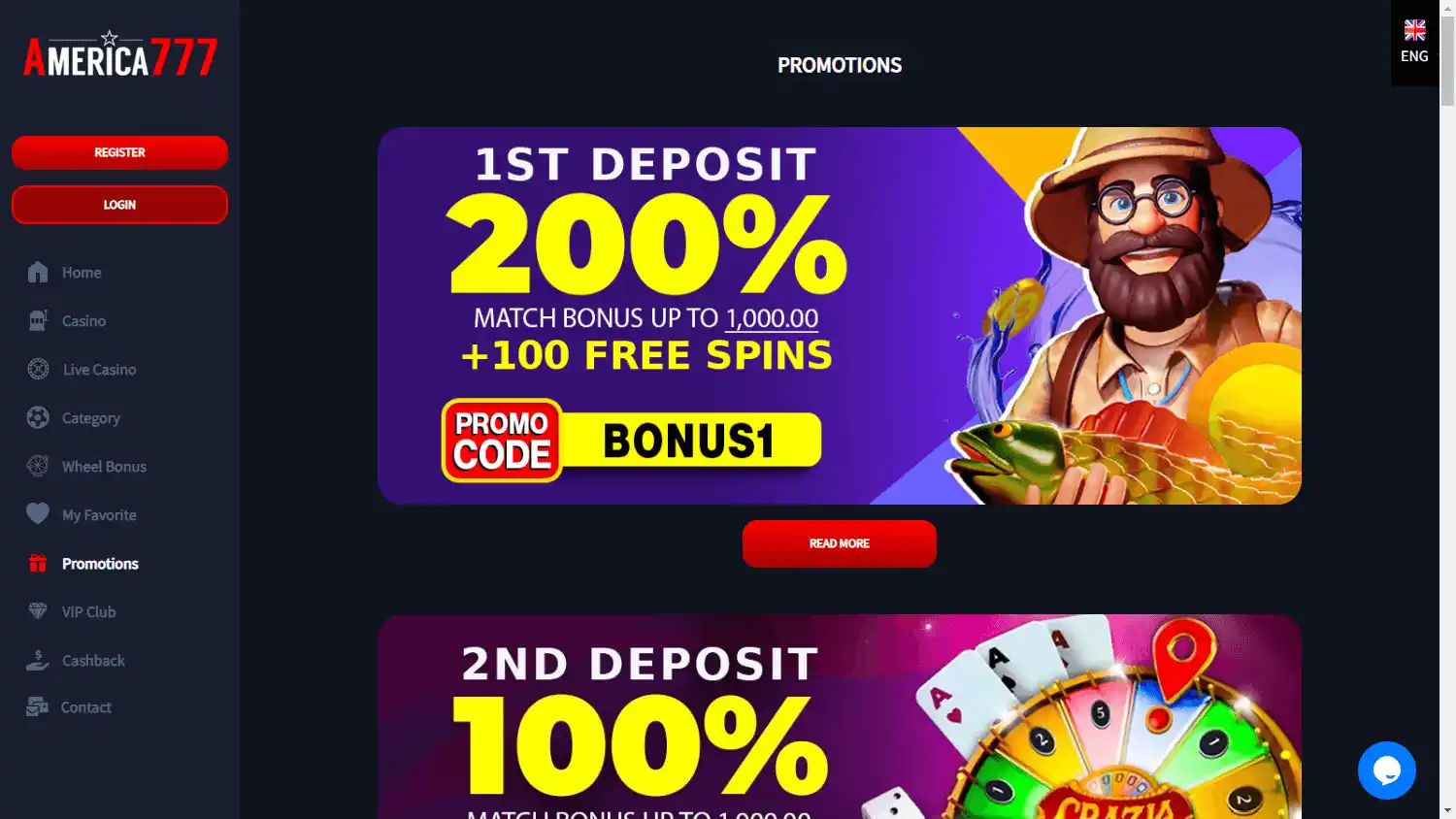 America777 Casino screenshot 2