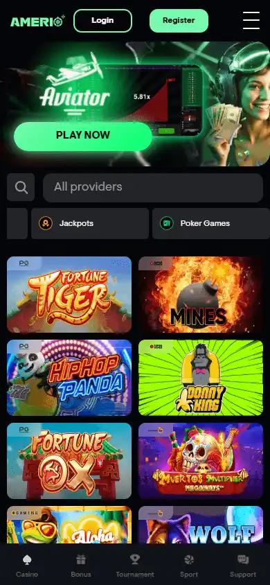 Amerio Casino screenshot 5