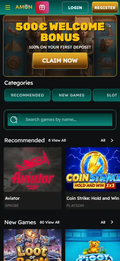 Amon Casino screenshot 4