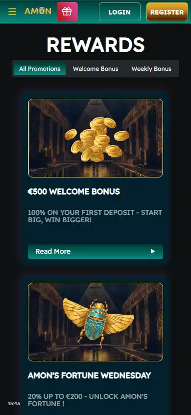 Amon Casino screenshot 6