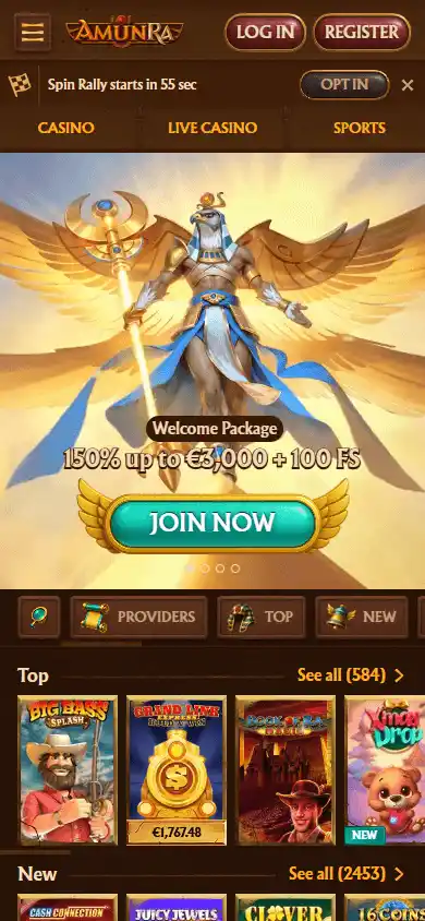 AmunRa Casino screenshot 4