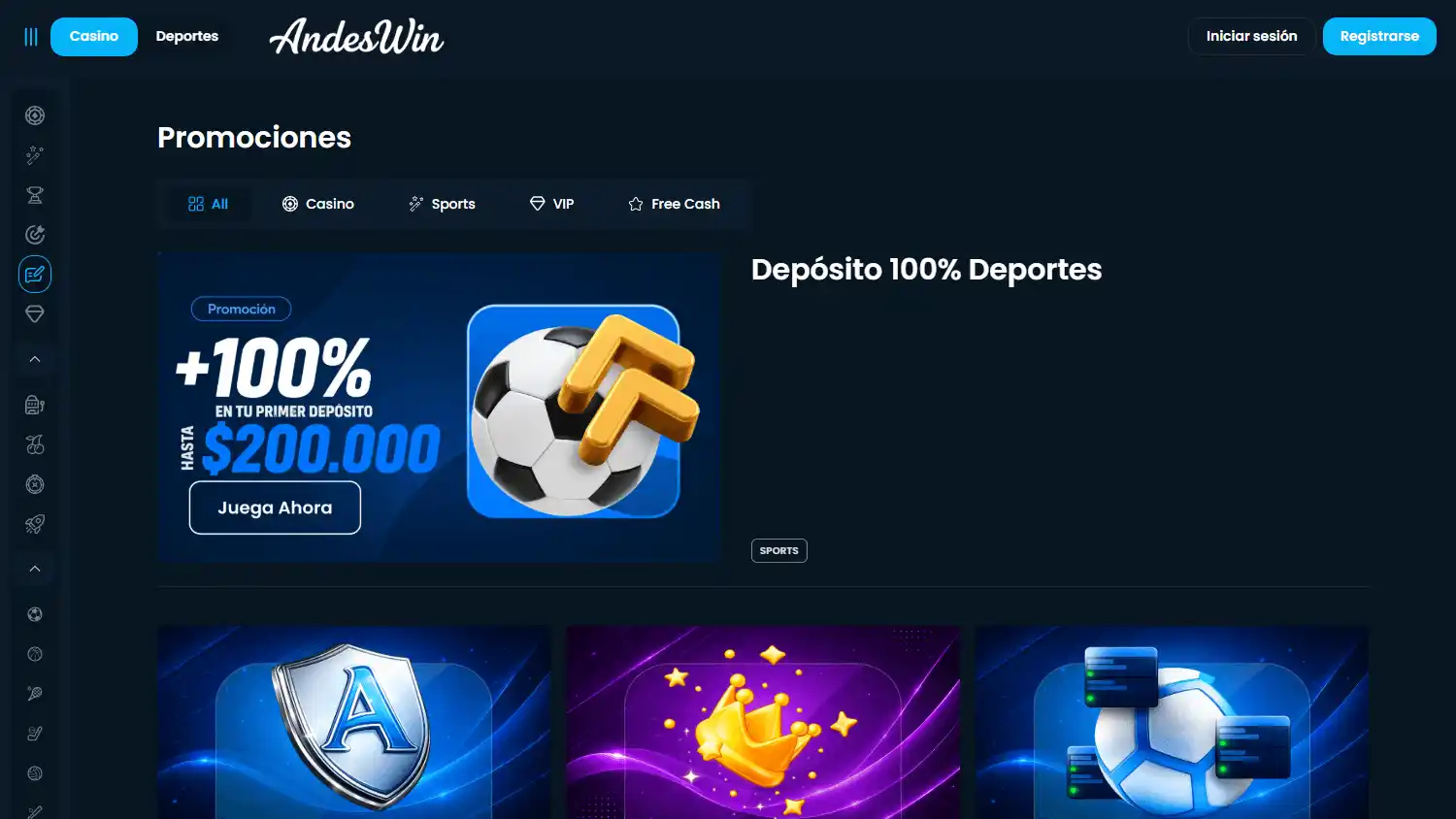 AndesWin Casino screenshot 3
