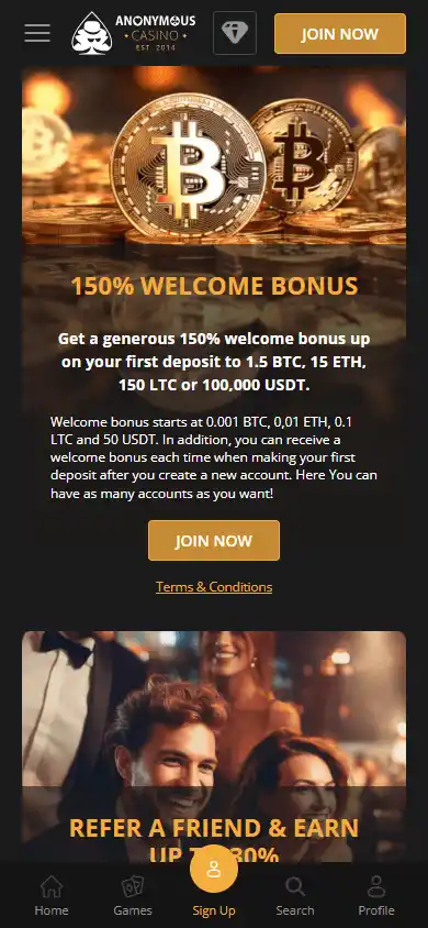 Anonymous Casino screenshot 7