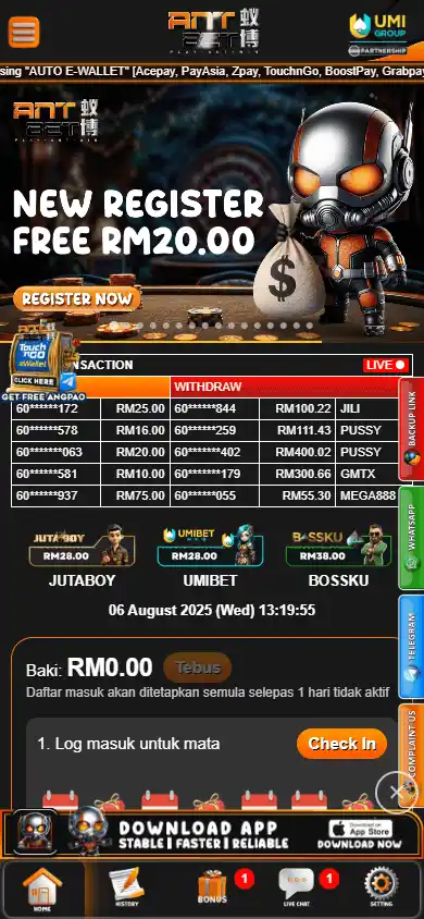 ANTBET Casino screenshot 3