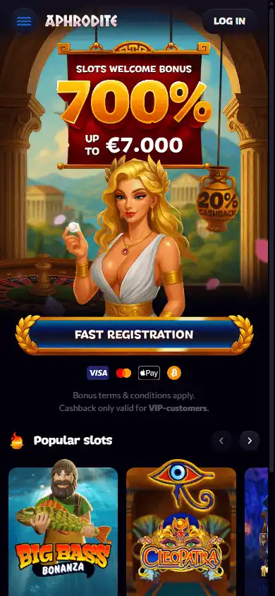Aphrodite Casino screenshot 4