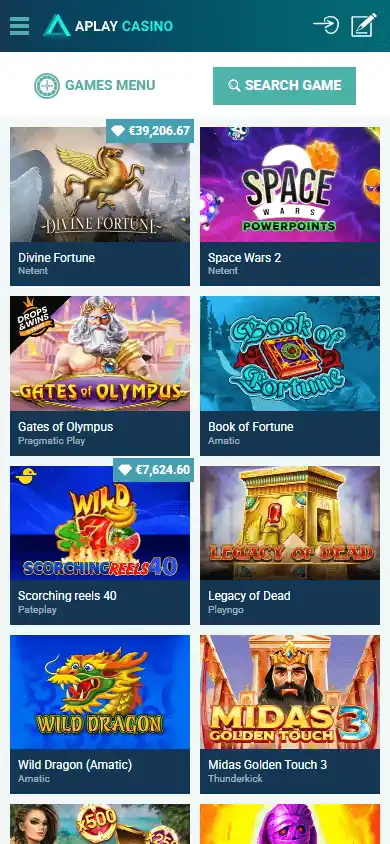 APlay Casino screenshot 4