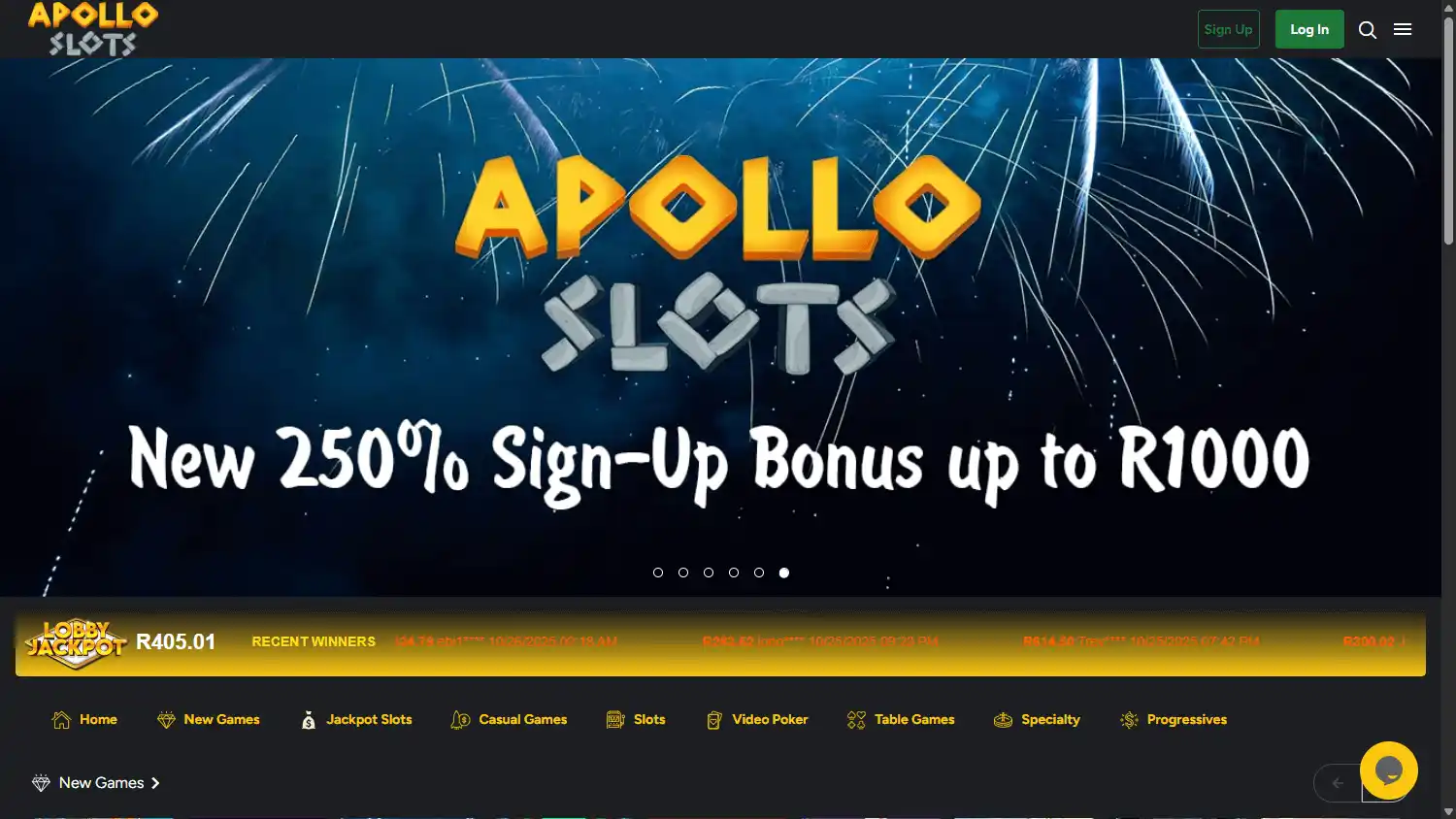 Apollo Slots Casino screenshot 2