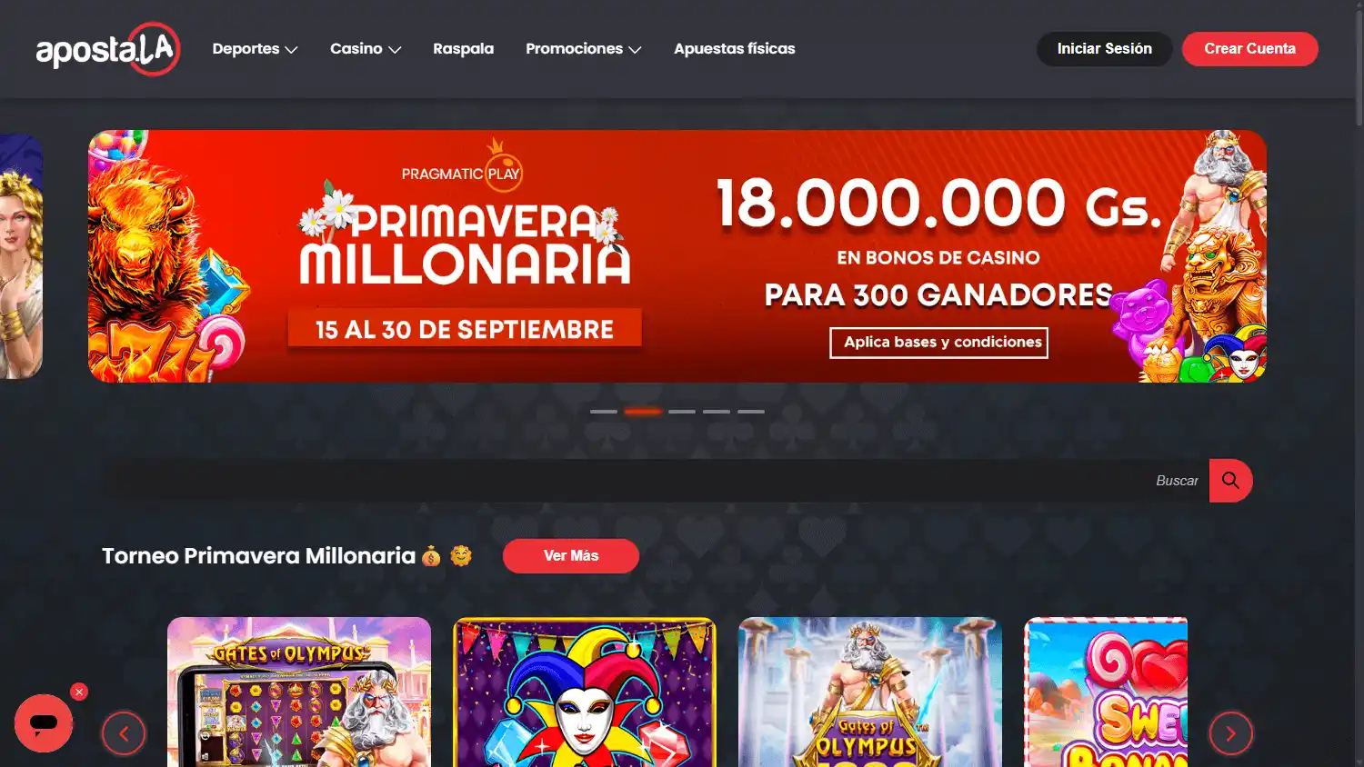Aposta.La Casino screenshot 2