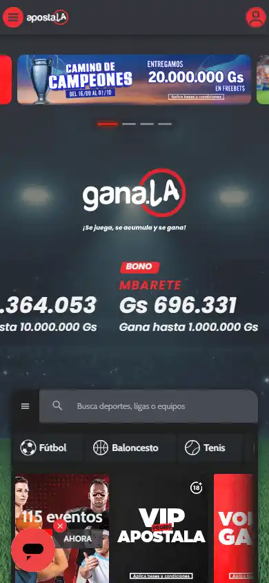Aposta.La Casino screenshot 4