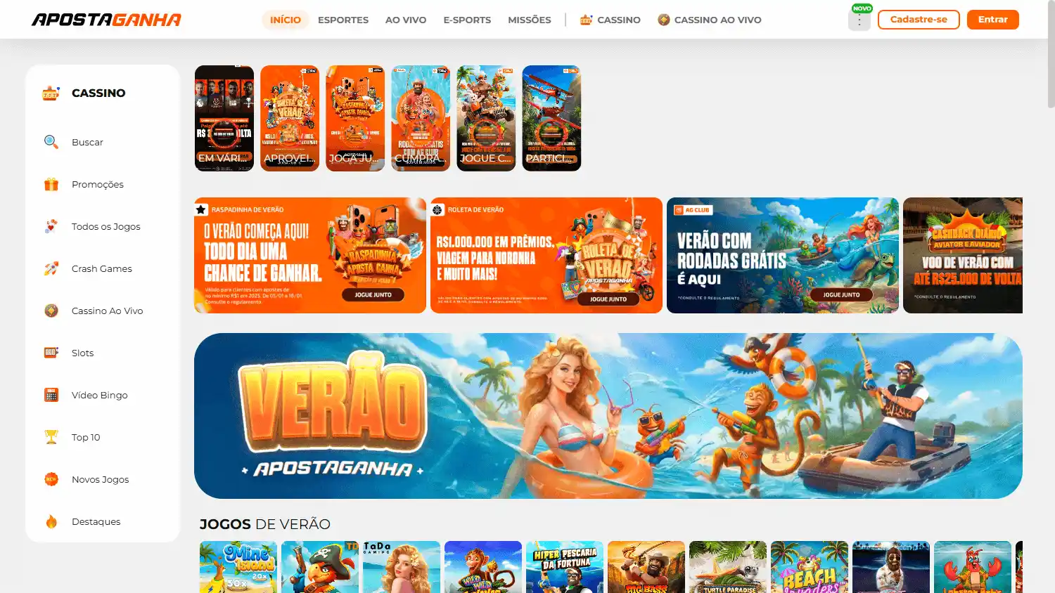 ApostaGanha Casino screenshot 1