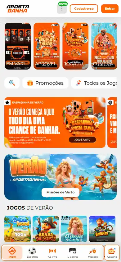 ApostaGanha Casino screenshot 3