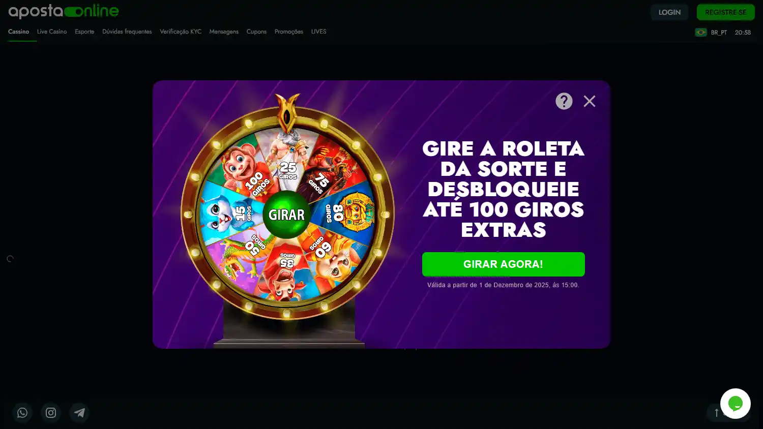 Apostaonline Casino screenshot 2
