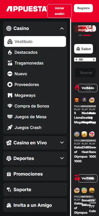 Appuesta Casino screenshot 4