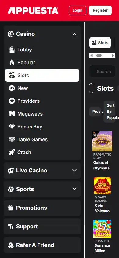 Appuesta Casino screenshot 5