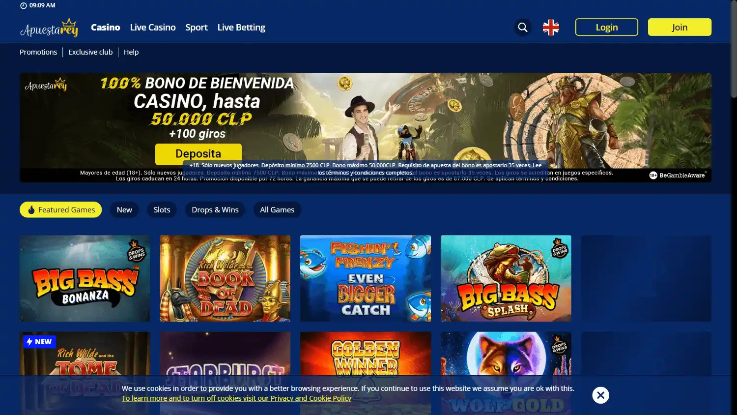 Apuestarey Casino screenshot 1