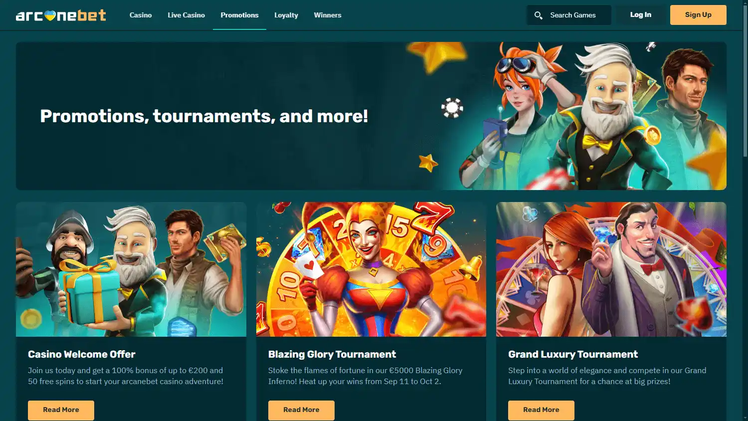 arcanebet Casino screenshot 3