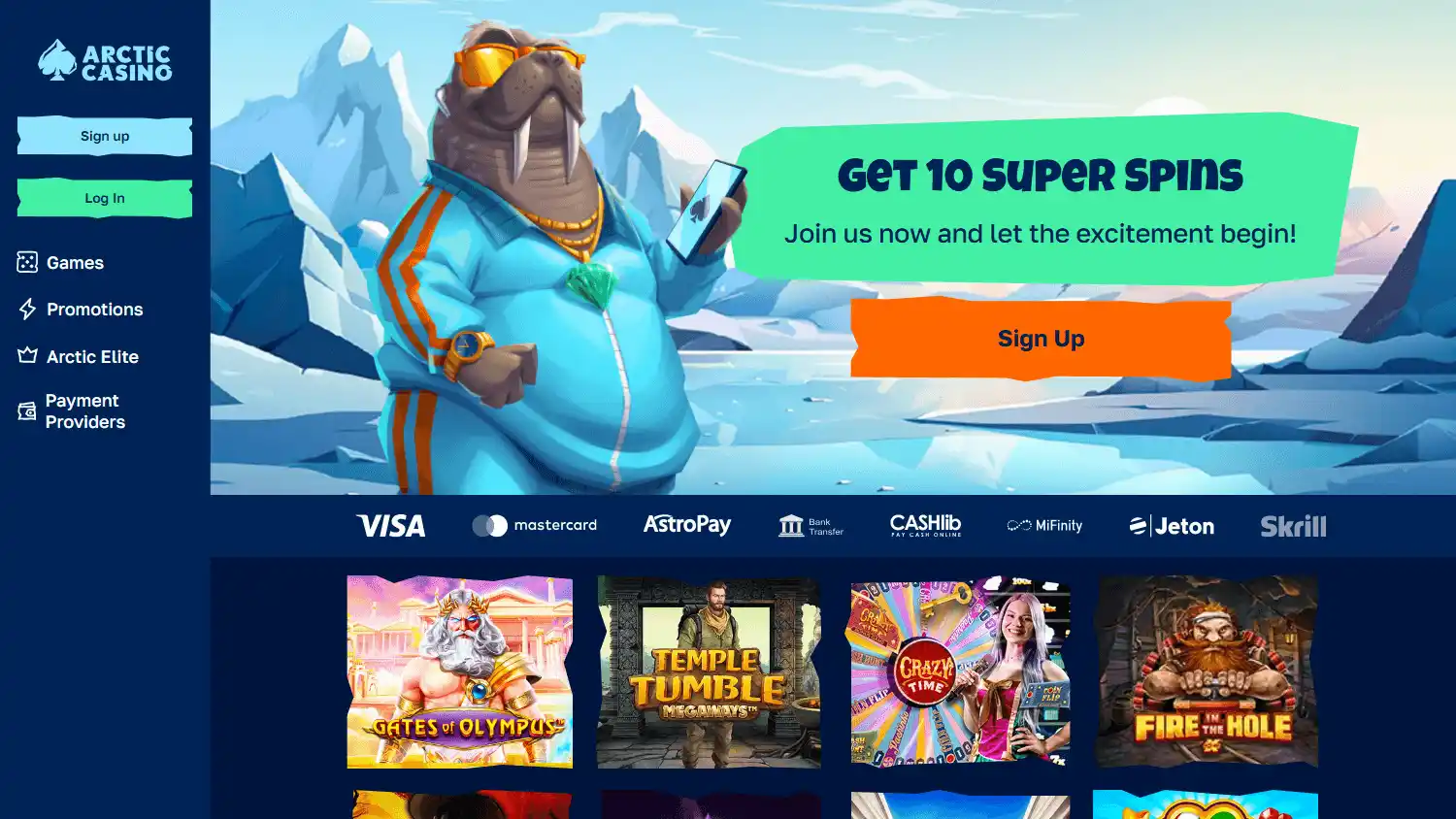 Arctic Casino screenshot 1