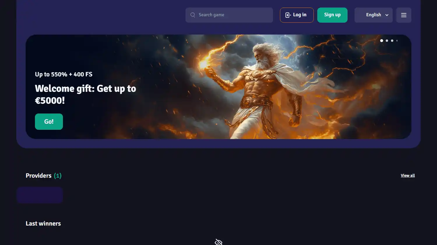 Ardenteoro Casino screenshot 1