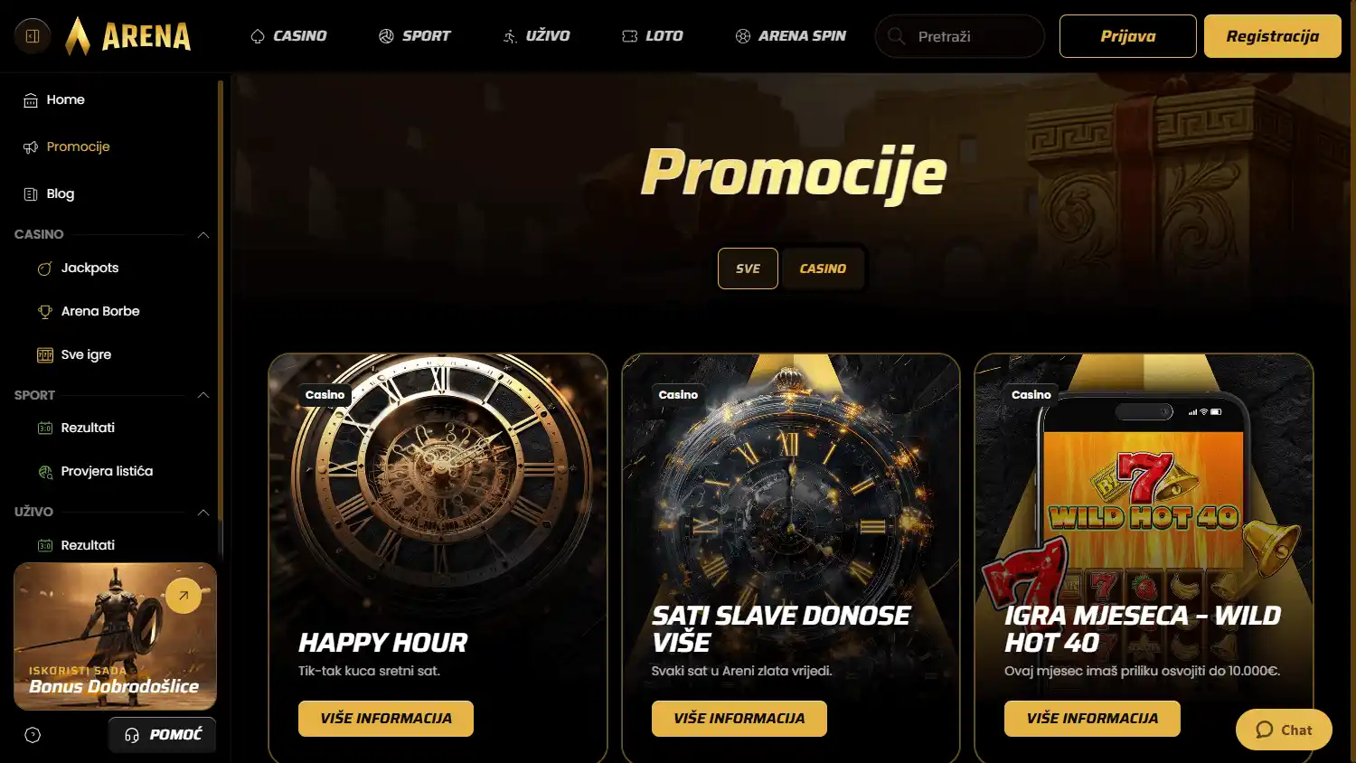 Arena Casino screenshot 3