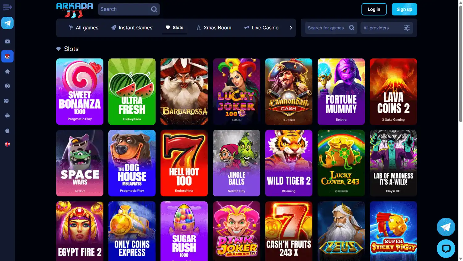 Arkada Casino screenshot 2